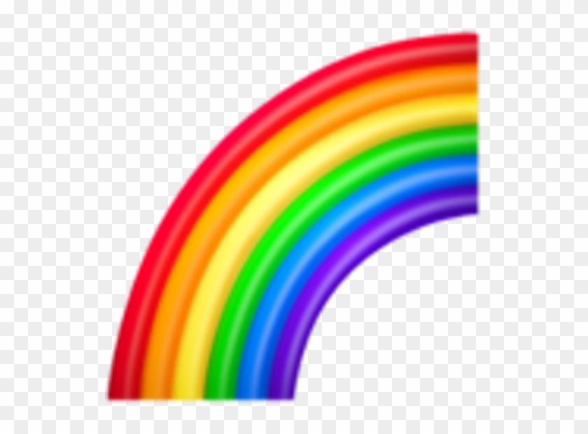 Rain Bow - Ios Rainbow Emoji Png #1743802