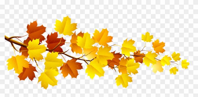 Download Free Clip Art Fall Leaves - Fall Tree Branch Clipart #1743913
