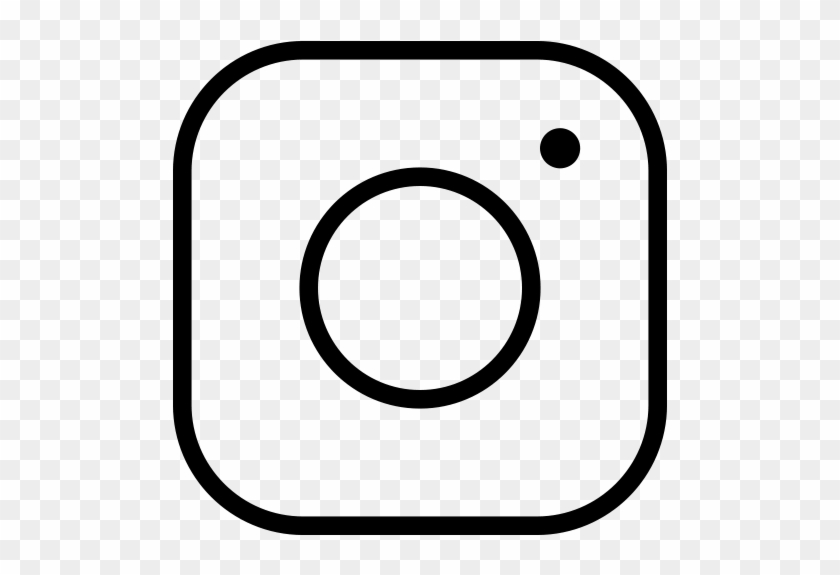 Instagram Line Icon Png #1744104
