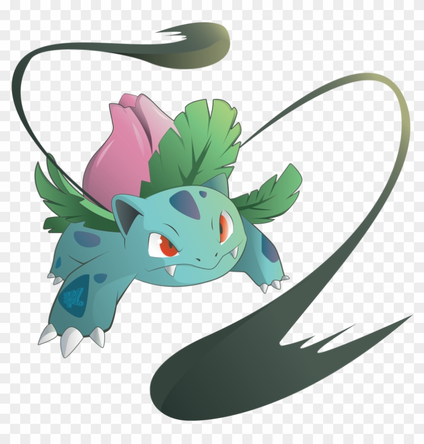 Ivysaur Vine Whip By Oukokudesign - Illustration #1744175