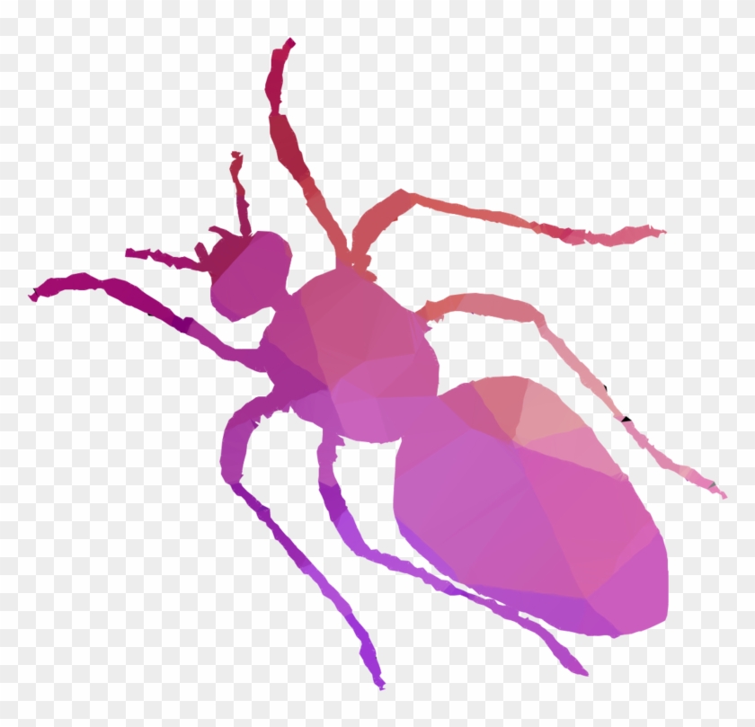 Ant Clipart Black Garden Ant Insect - Cartoon Ants With Transparent Background Png #1744295