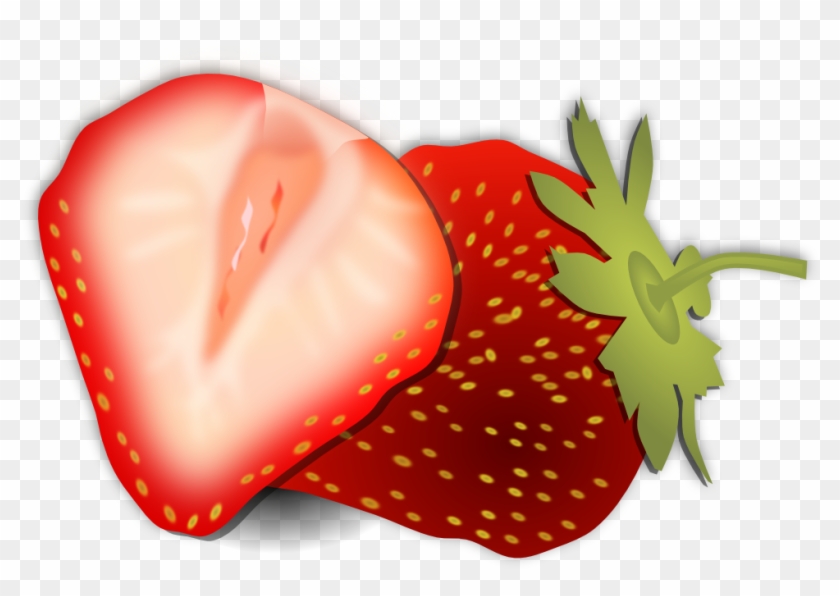 Net » Clip Art » Strawberry Super Duper Svg - Strawberry Slices Clip Art #1744297