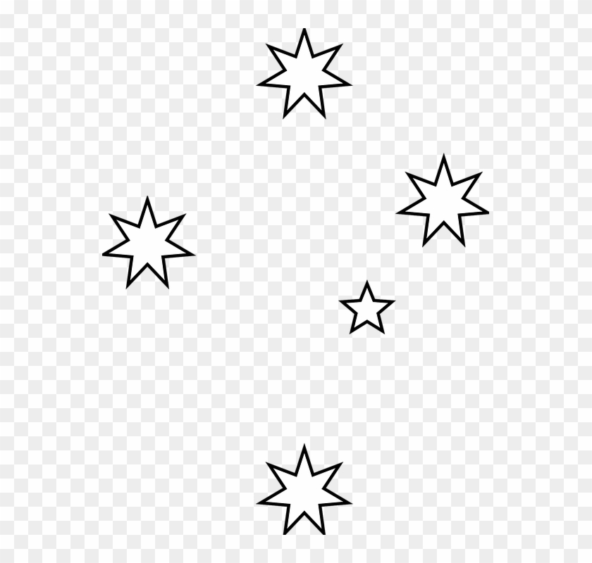 Sparkles Clipart Bright - Southern Cross Stars #1744327