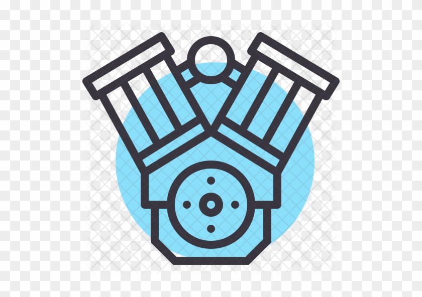 Clip Transparent Library Icon Miscellaneous Icons In - Motorcycle Engine Icon Png #1744341