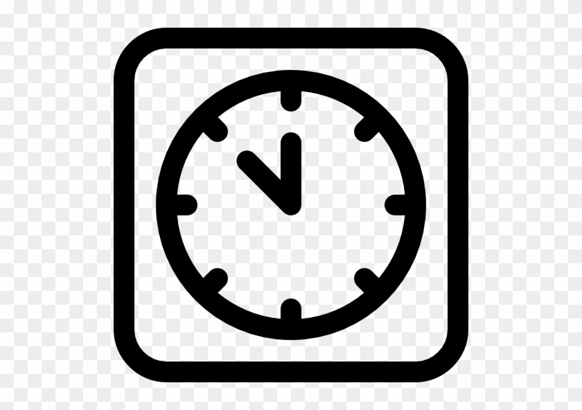 002 Clock Icon - Toma De Corriente Icono #1744420