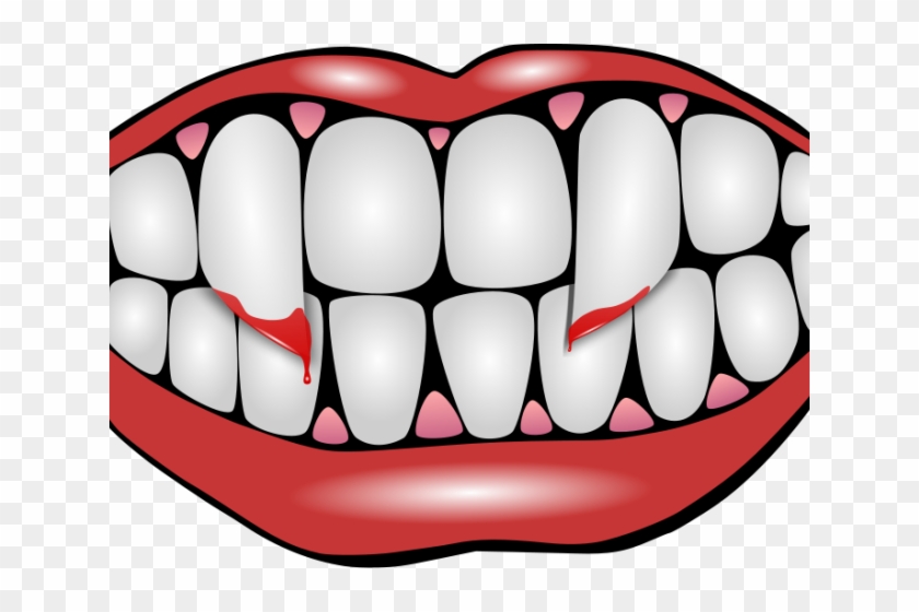 Fangs Clipart Transparent - Tooth Clipart #1744491