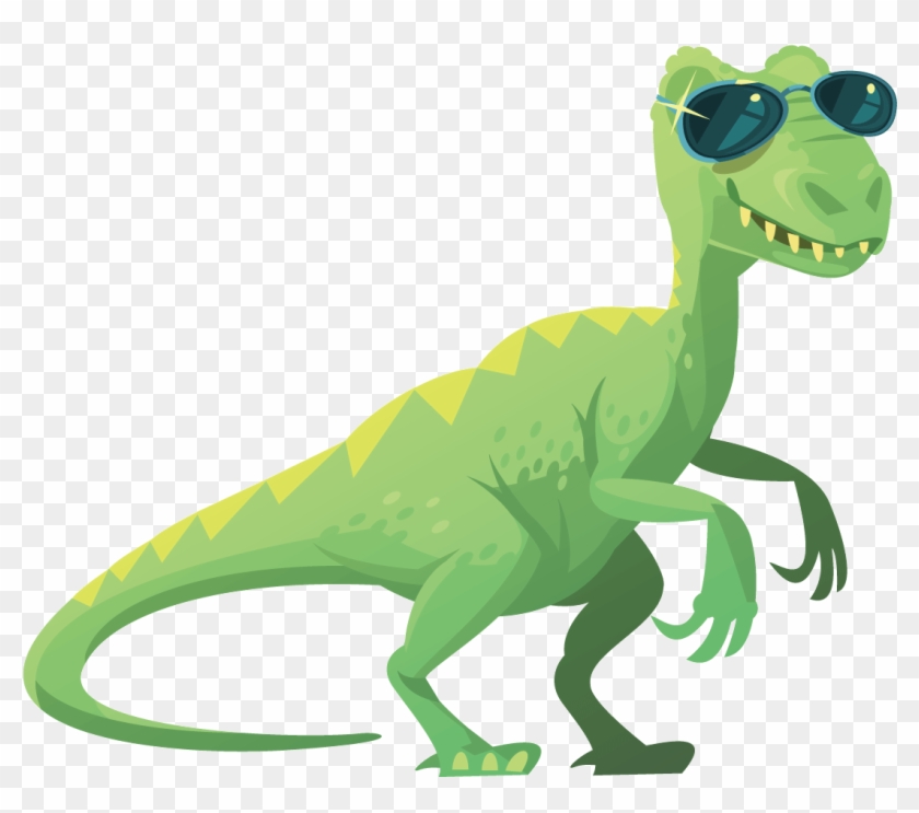 Wearing Sunglasses Photography Illustration Royalty-free - Dinosaur With Sunglasses #1744798