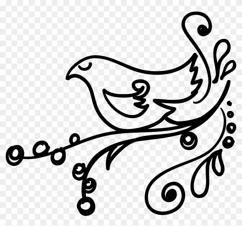 Rhonna Has Been Gracious Enough To Share With Us A - Bird Doodle Transparent #1744809