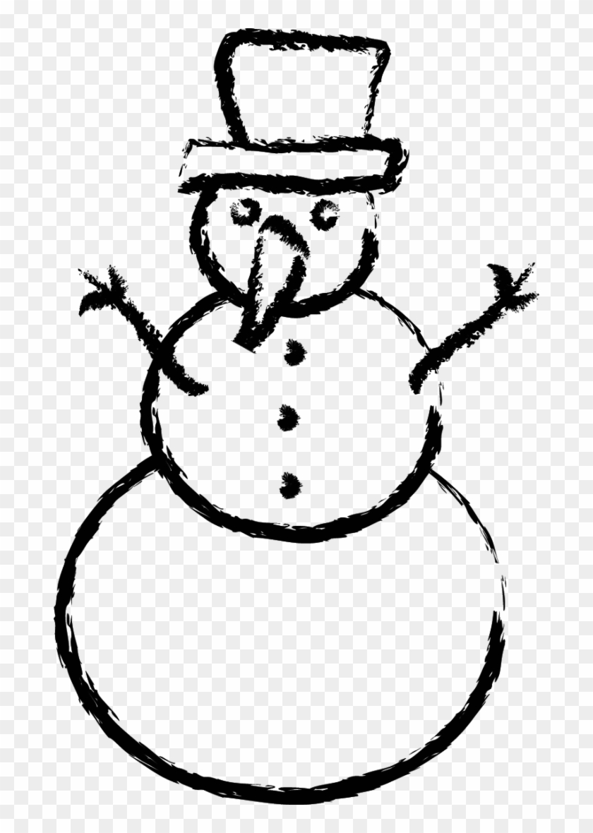 Kate Has Provided An Adorable Snowman Doodle For Each - Cartoon #1744827