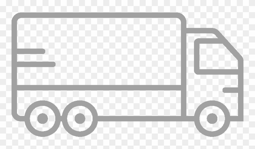 Transport Gratuit - Simple Truck Line Drawing #1744840