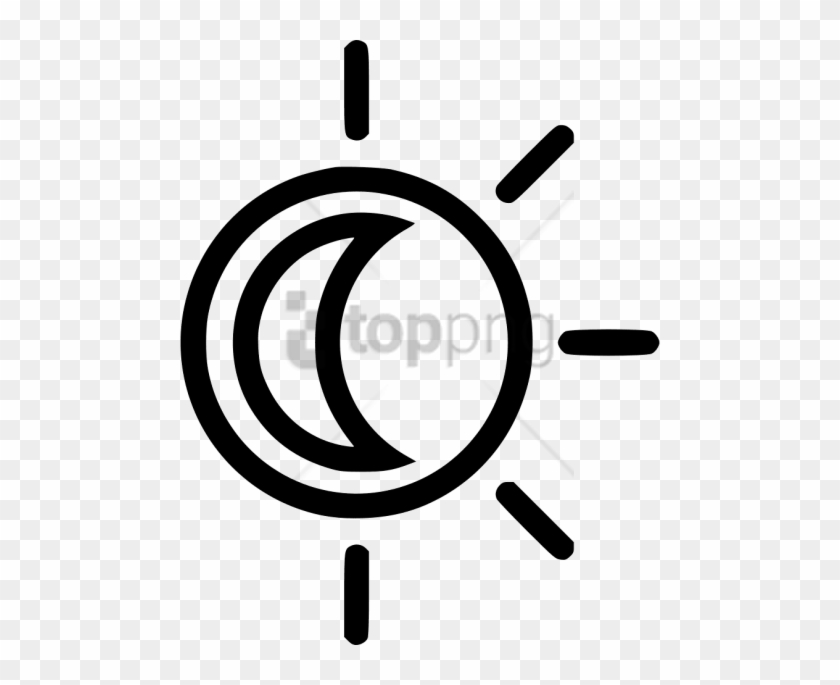 Free Png Graphic Freeeclipse Svg File - Sun Icon Transparent Background #1744994