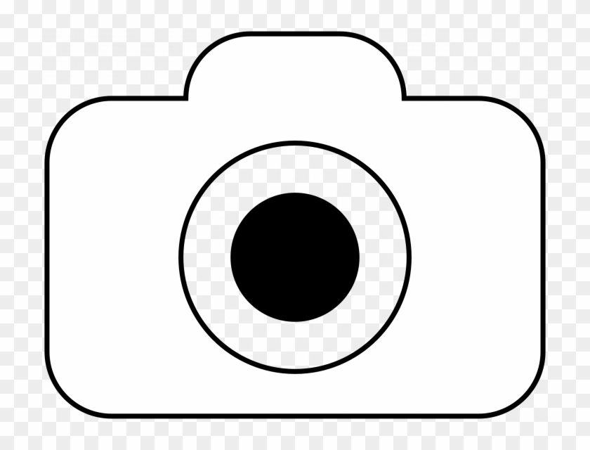Coloring Pages For Kids Free Camera - Camera Vector Png White #1745008