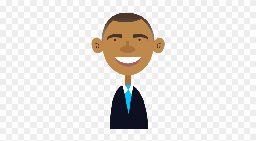 Barack-obama - - Barack Obama Drawing For Kids #1745025