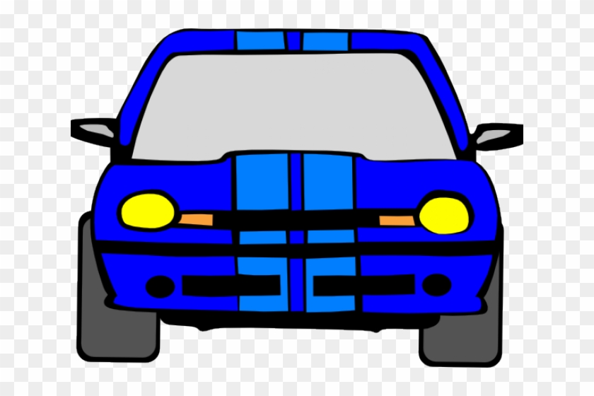Blue Car Clipart Front Car - Race Car Clipart Front #1745099