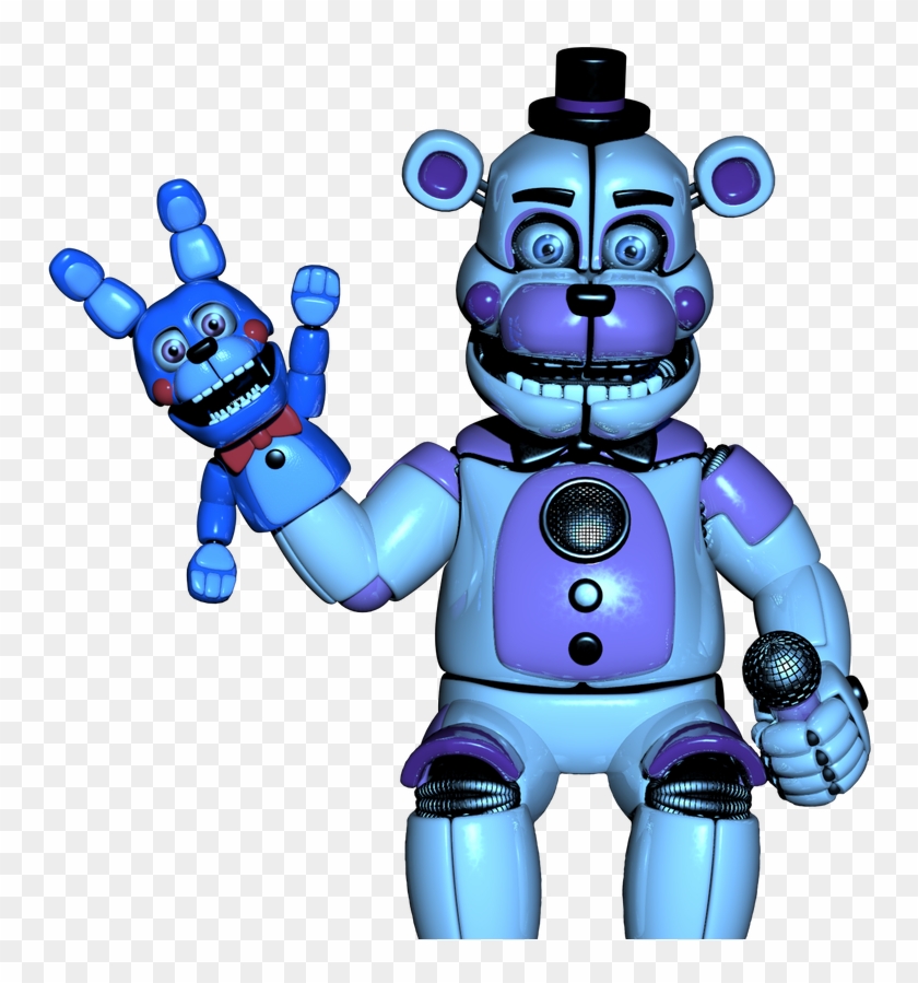 Funtime Freddy Transparent - Fnaf Withered Funtime Freddy #1745132