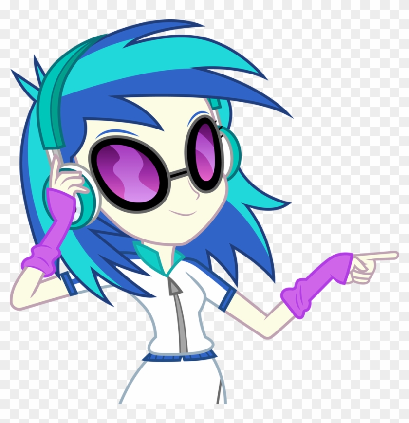 899 X 888 1 - Mlp Vinyl Scratch Eqg Vector #1745194