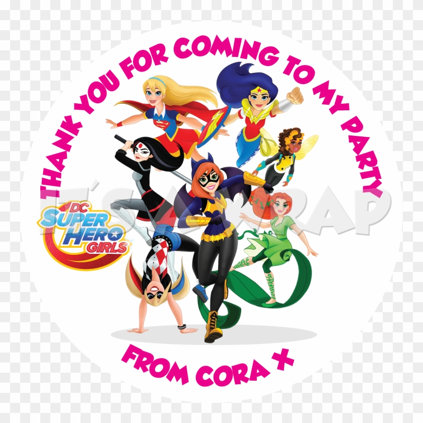 Dc Superhero Girls Sweet Cone Stickers - Dc Heroes Super Girls #1745277