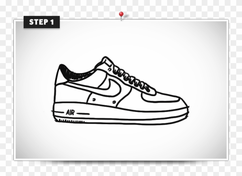 air force shoe drawing