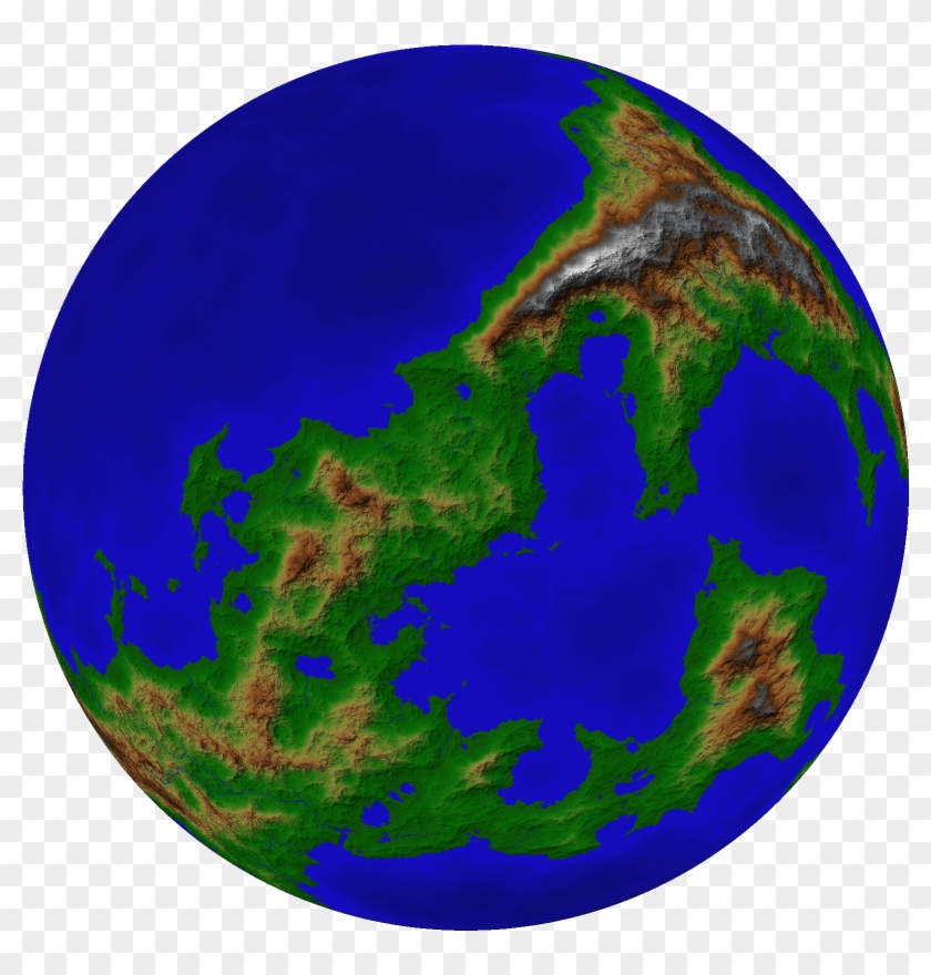 One Hemisphere Of The World Of The Chained Adept - Earth #1745376
