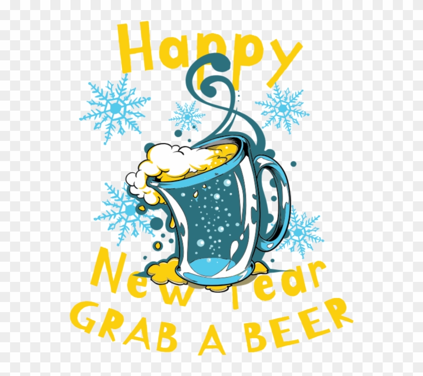 New Year Grab A Beer - Illustration #1745407