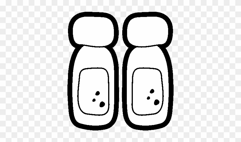 Salt And Pepper Shakers Coloring Page - Saleros De Cocina Dibujos #1745467