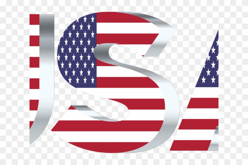 Word Flag Clipart Nation State - Usa In Flag #1745482
