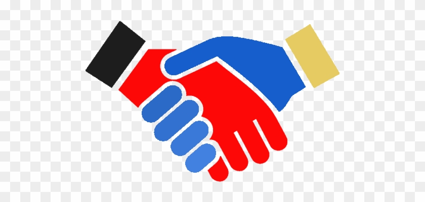 Trading Platforms Who Is I Research - Handshake Black Vector Png #1745545