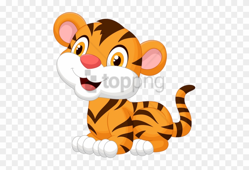Free Png Baby Tiger Cartoon Png Image With Transparent - Cute Baby Tiger Cartoon #1745650