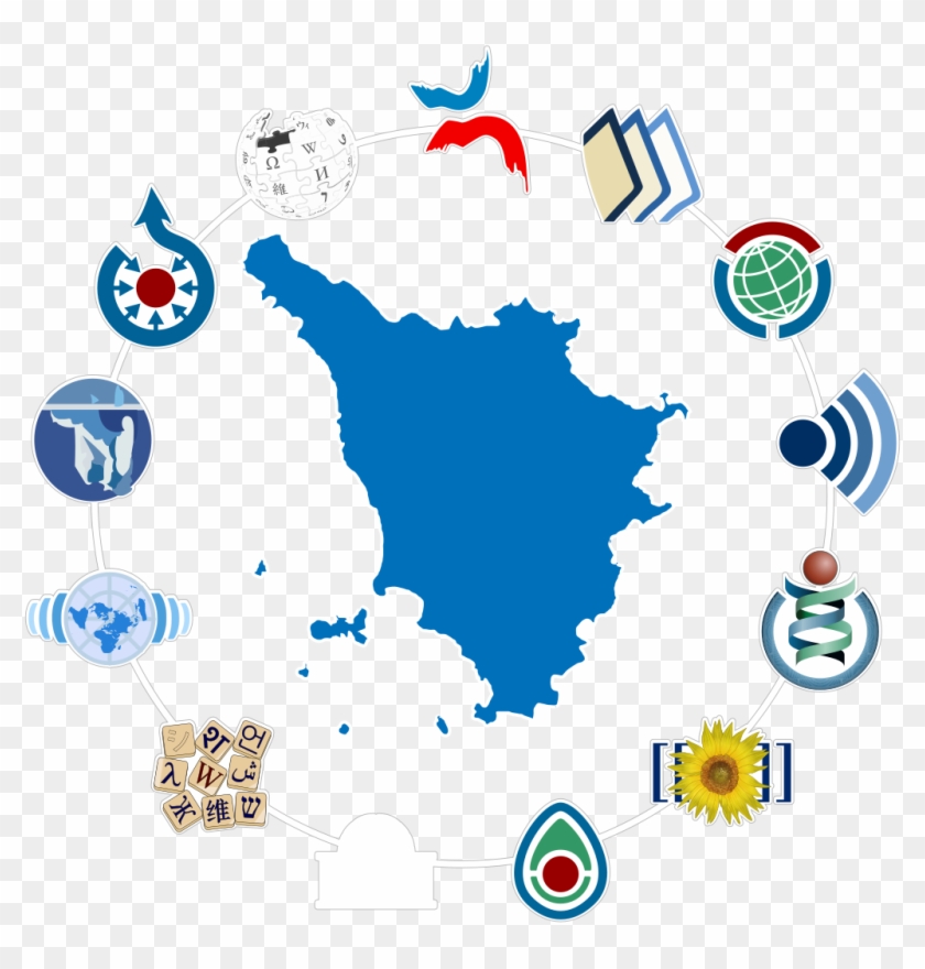 Logo Wiki Family No Text Blue Tuscany - Wikimedia Foundation #1745701