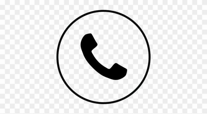 Call Us - Round Phone Icon Png #1745770
