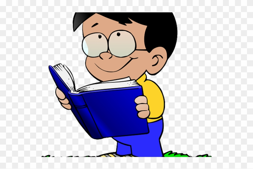 Area Clipart School Environment - Boy With Book Clipart #1745858