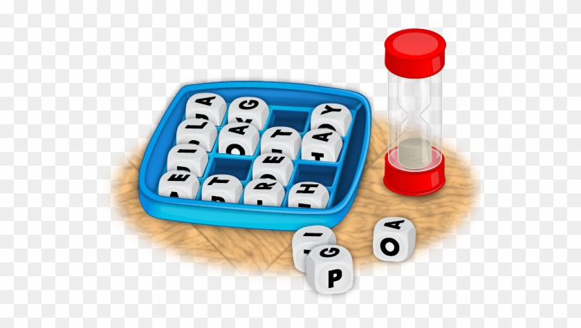 Boggle Game Board With Timer - Plastic #1746229