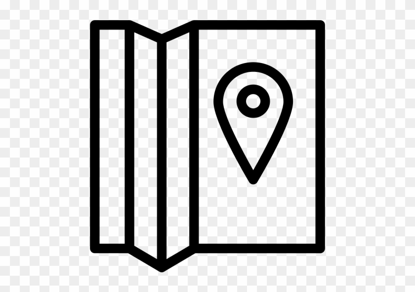 Map Folded Png File - Circle #1746309