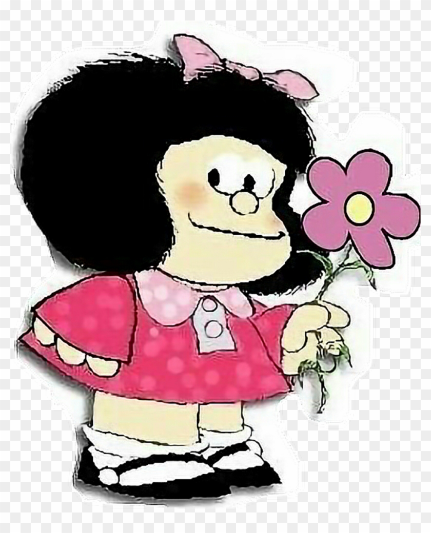 Mafalda Con Una Rosa #1746411