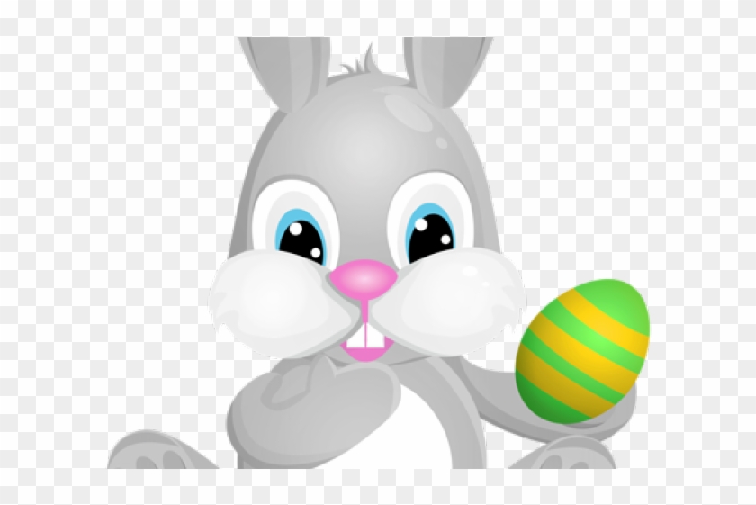 Easter Bunny Clipart Grey - Easter #1746471