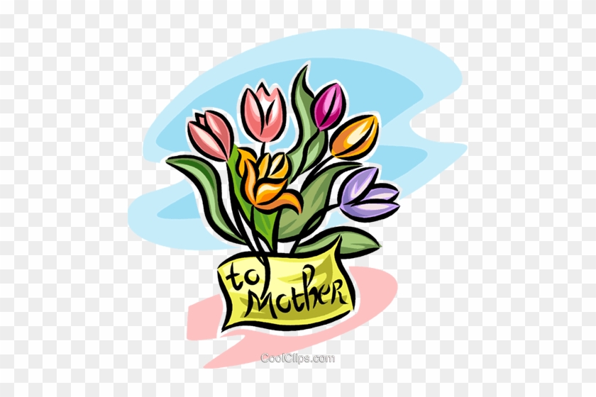 Flores Para El Día De La Madre Libres De Derechos Ilustraciones - Mother's Day Clip Art #1746532