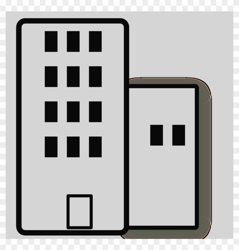 Black And White Skyscraper Clipart #1746734