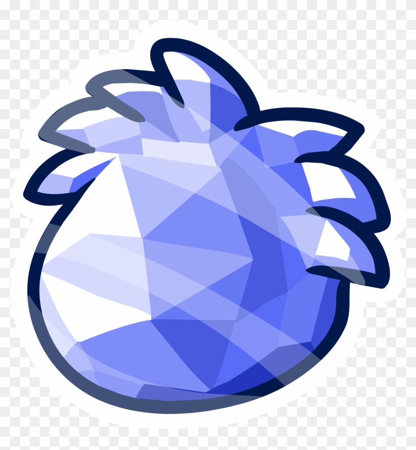 Blue Crystal Puffle Pin - Club Penguin Pins Crystal #1746742