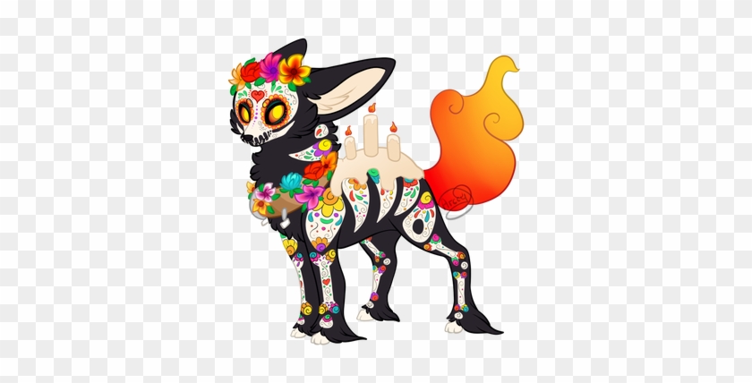 Arccyfox 95 15 Advent Calander Day - Dia De Los Muertos Animals #1746807