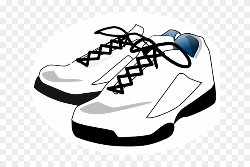 Running Shoes Clipart Shoe Sock - Shoes Clip Art #1746865