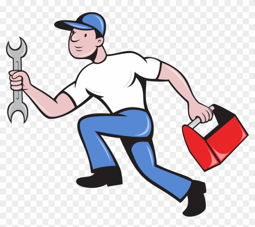 Fast And Friendly Arvada Garage Door Repair - Cartoon Repair Man #1746880