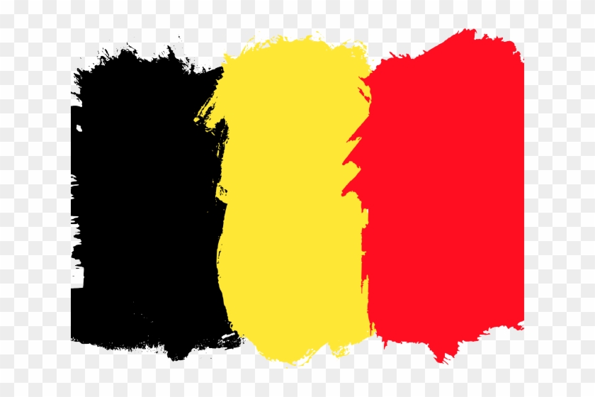 Belgium Flag Clipart Png - Belgium Flag Water Color #1747198