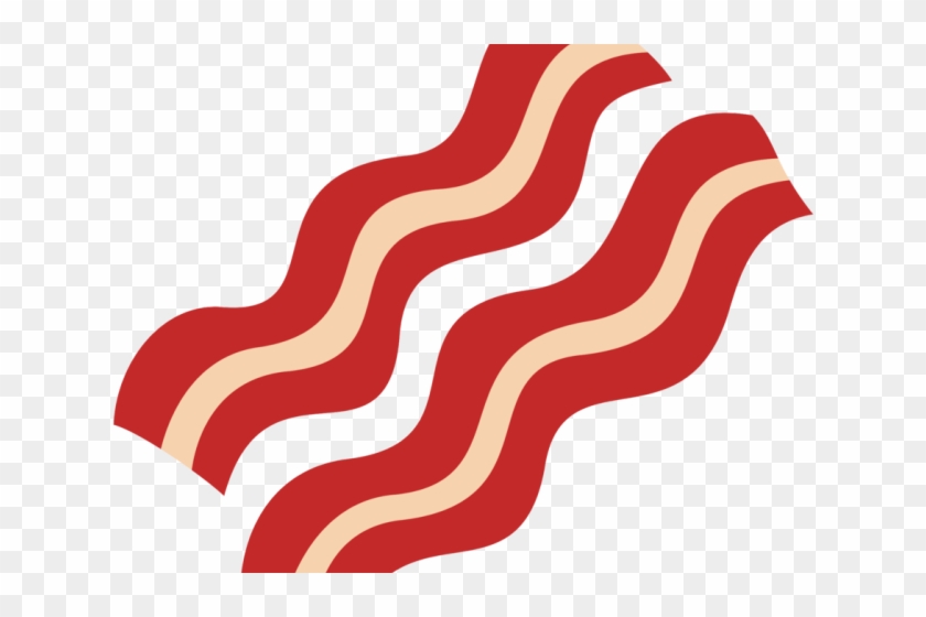 Bacon Clipart One Piece - Transparent Background Cartoon Bacon #1747285