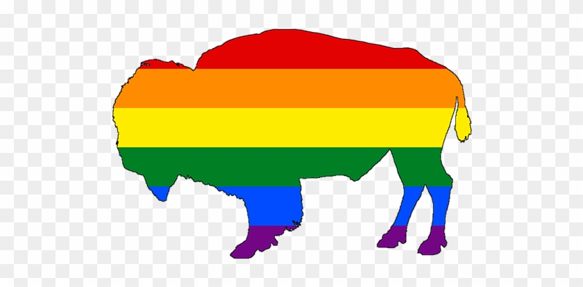 Bleed Area May Not Be Visible - Rainbow Bison #1747316
