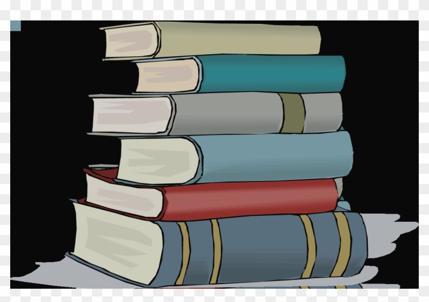Stack Of Books Clipart Book Stack Clip Art - Books Stacked Clipart Png #1747361