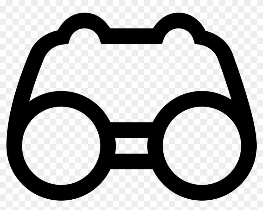 Binoculars Icon Free Download - Binoculars Icon White #1747393