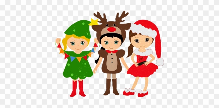 Christmas Girl Doll Clip Art - Cartoon #1747540