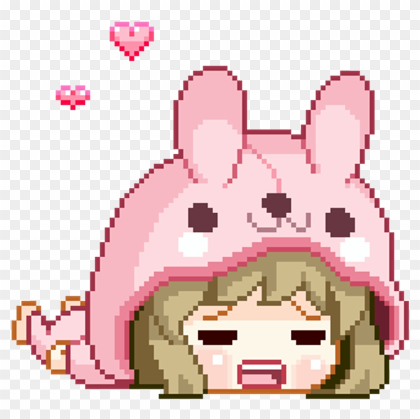 Cute Transparent Gifs - Cute Anime Bunny Gif - Free Transparent PNG Clipart  Images Download