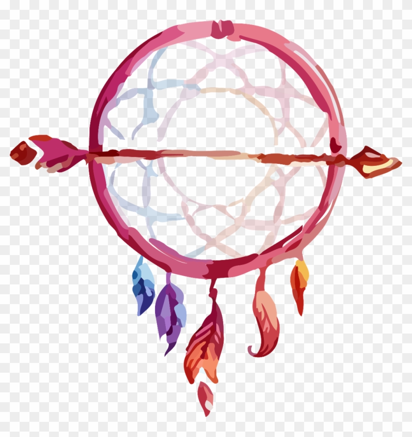 #boho #bohemian #dreamcatcher #dreamcatchers #arrow - 波 西 米 亚 Logo #1747656