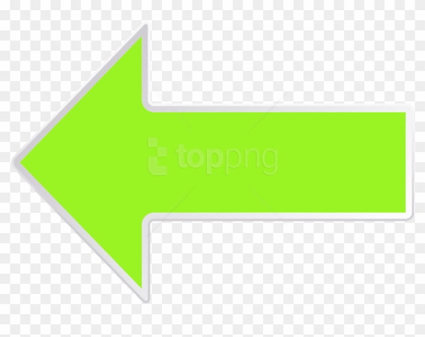 Download Arrow Green Left Clipart Photo Toppng Png - Sign #1747659